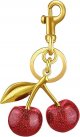 Cherry Bag Charm Cute Key Chains Cherry Purse Charms for Handbags, Strawberry Keychain Gifts for Women